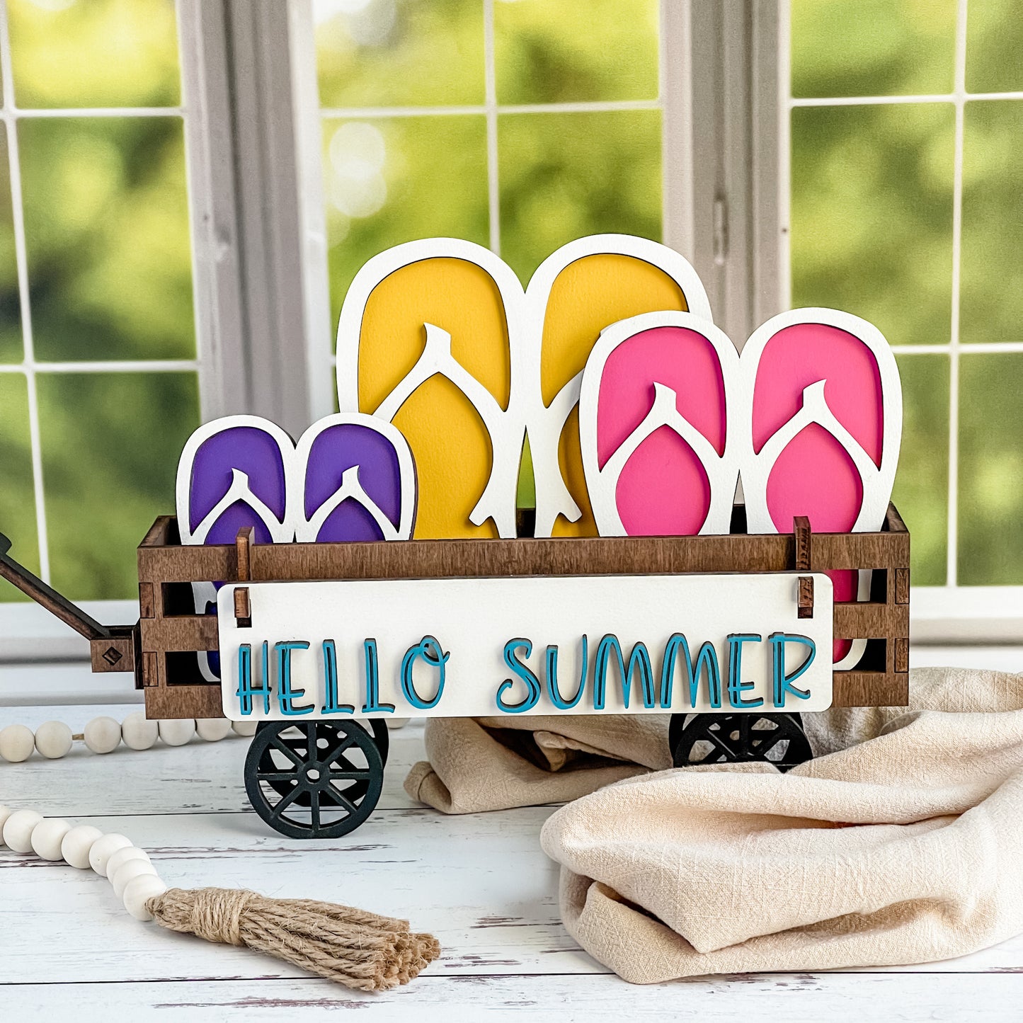 Add on for Shelf Sitter - Hello Summer