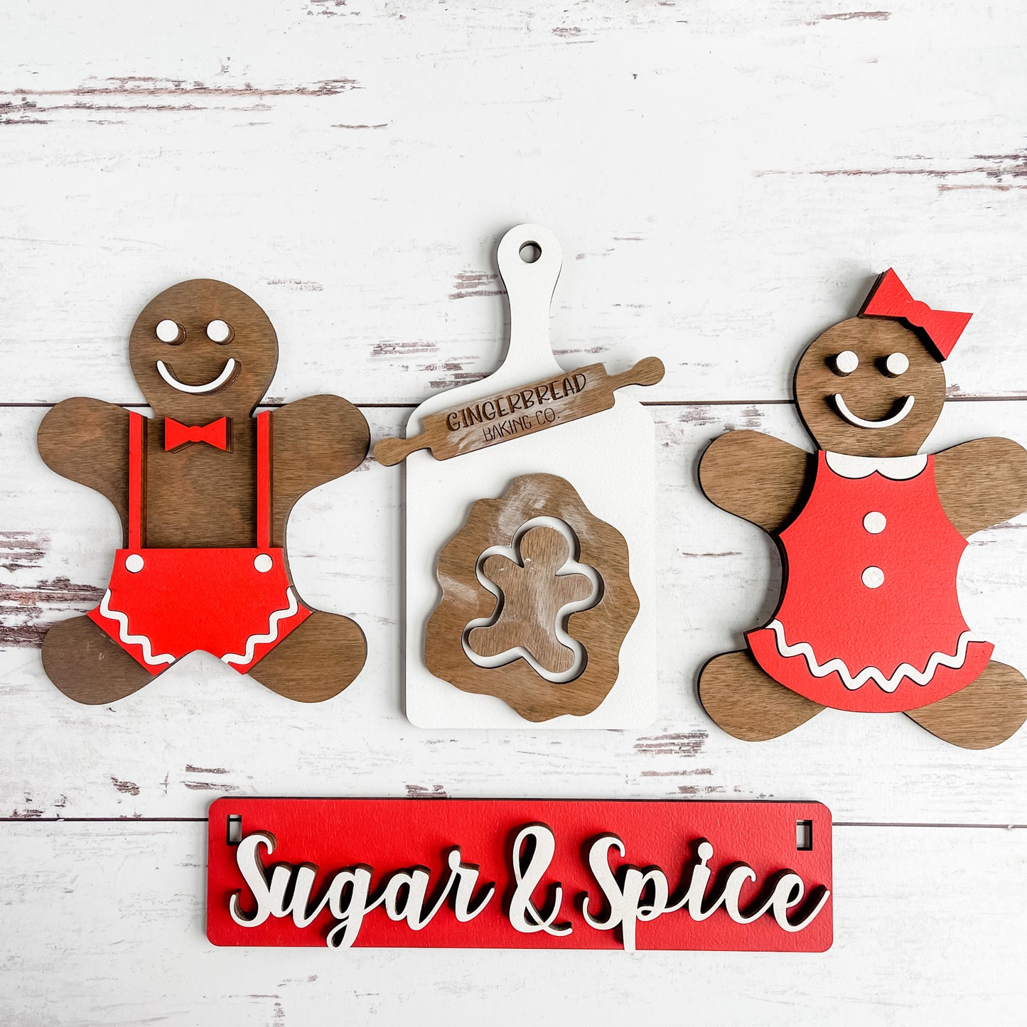 Add on for Shelf Sitter - Gingerbread Theme