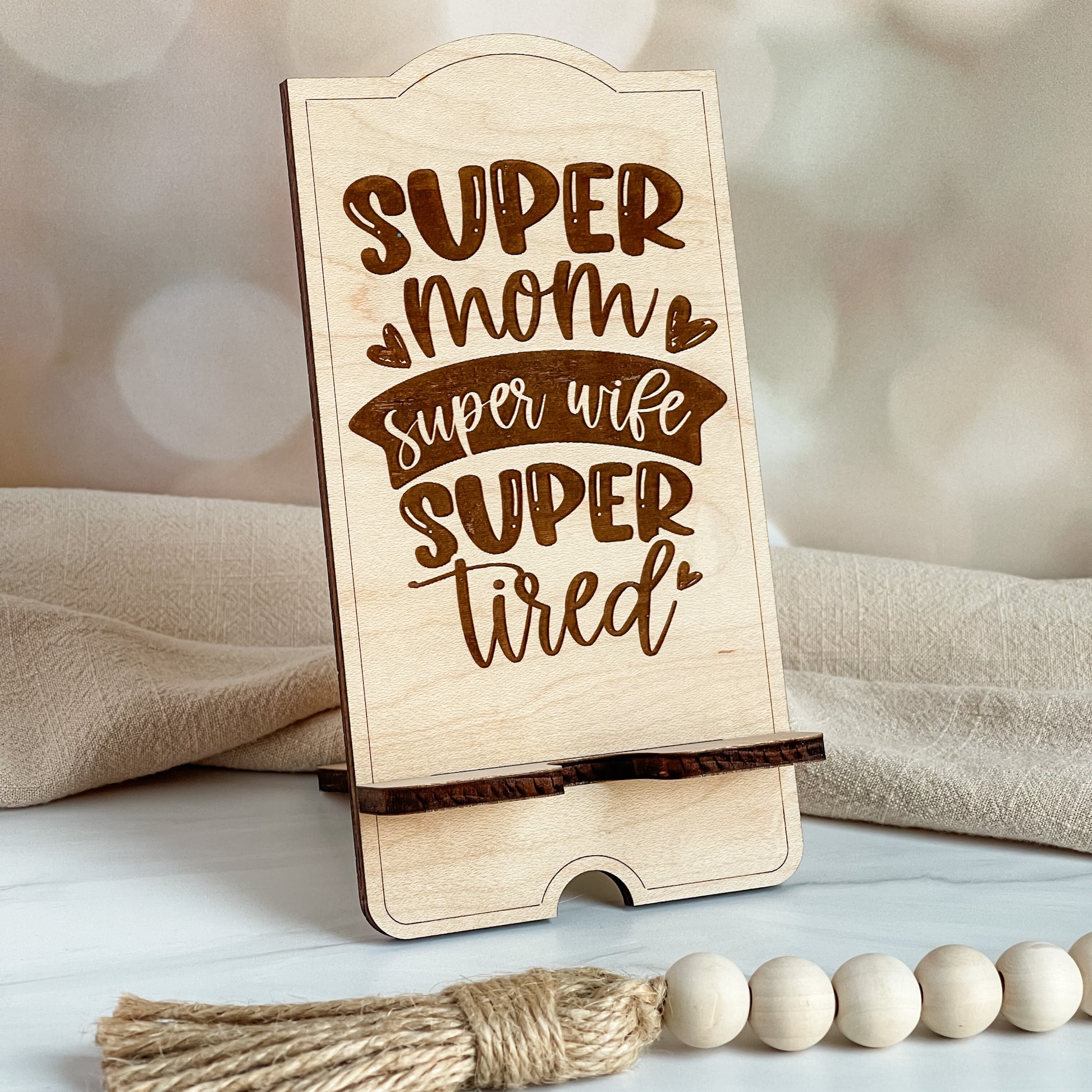 Super Mom, Super Wife, Super Woman | Funny Mom Quote | Mothers Day Gifts |  Mom Gift Ideas