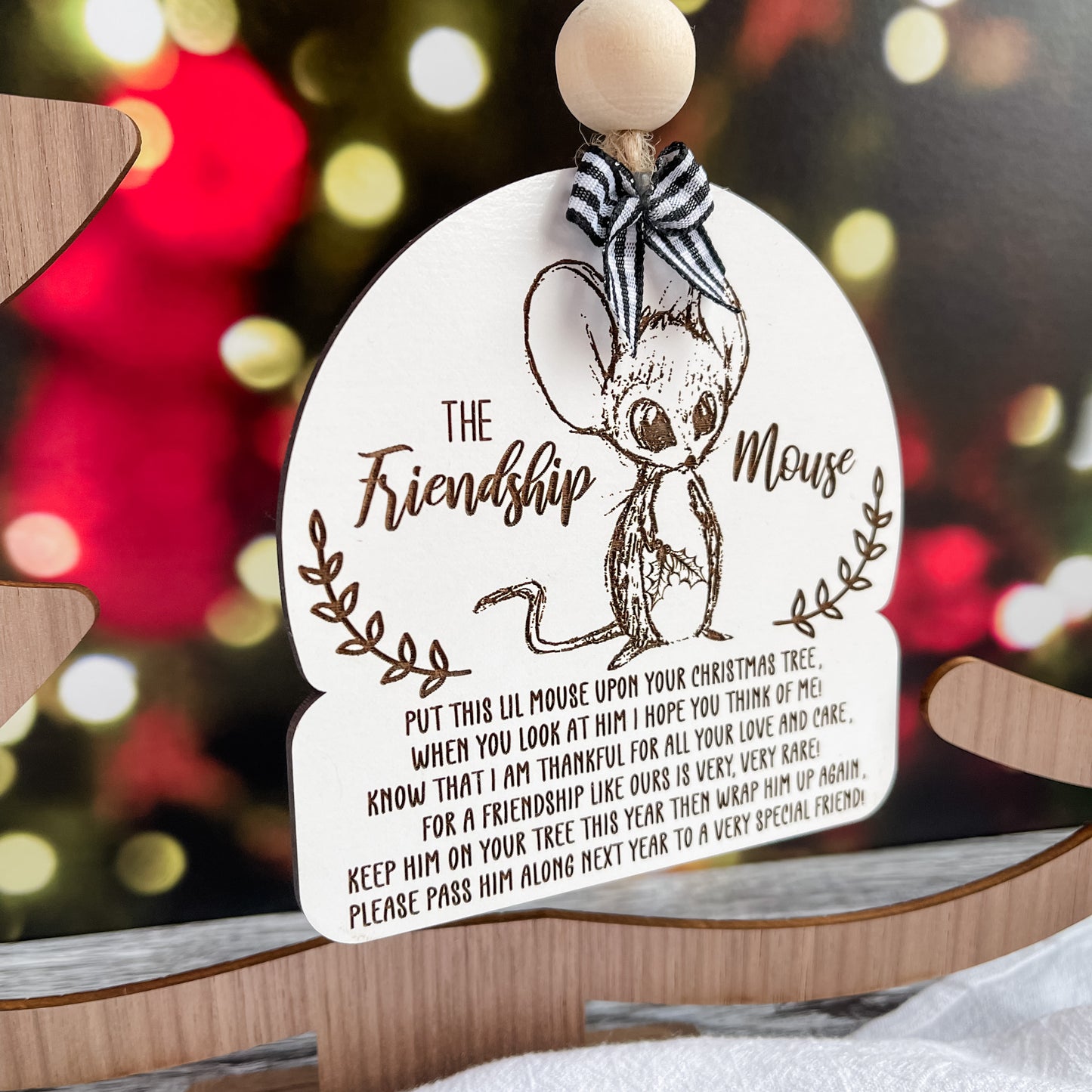 Friendship Mouse Ornament