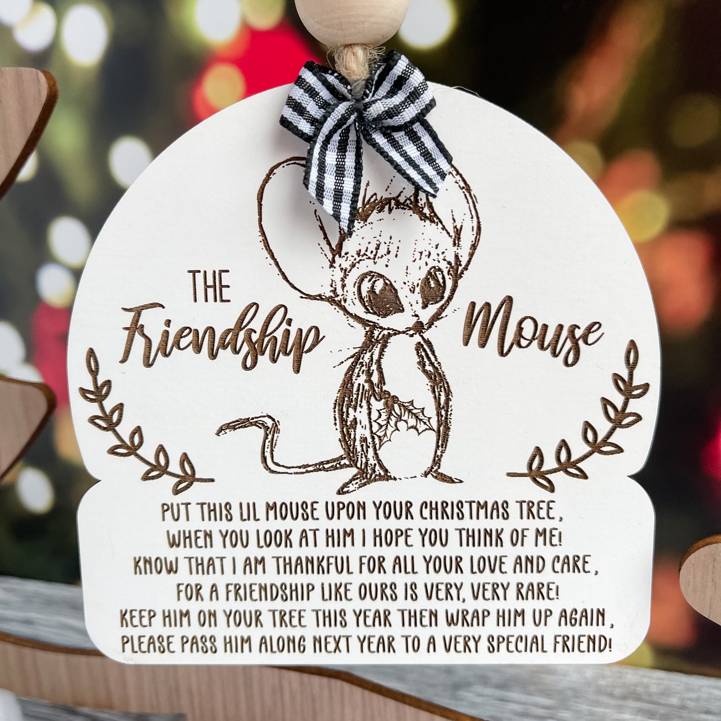 Friendship Mouse Ornament