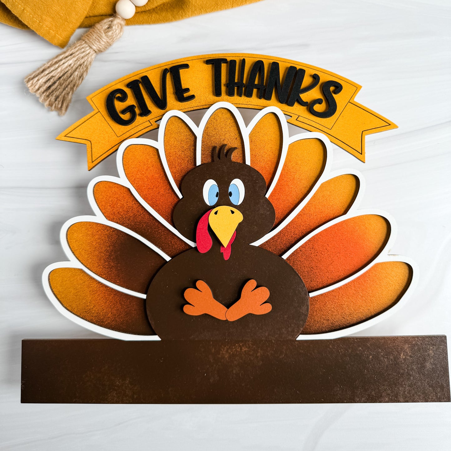 Add On Give Thanks Theme for Interchangeable Round Signs