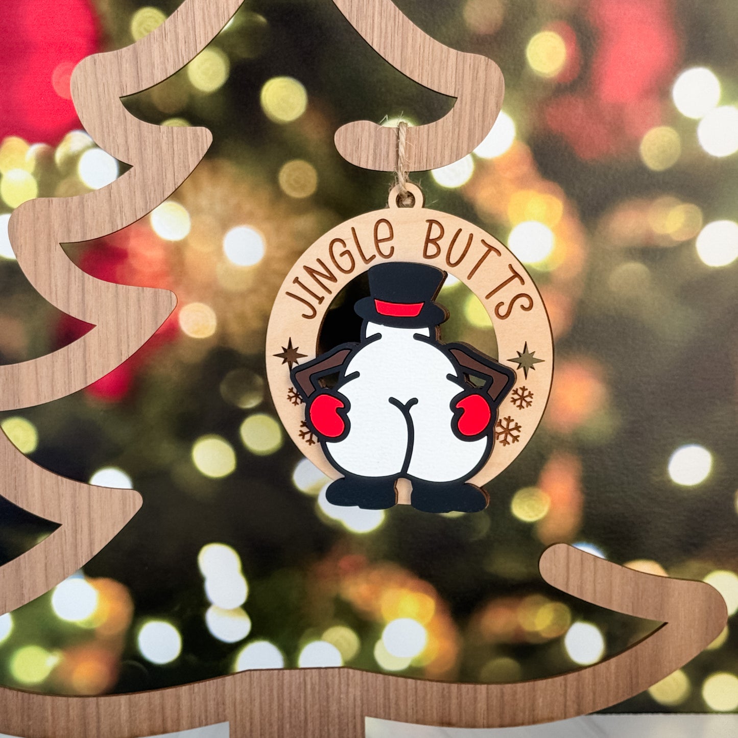 Jingle Butts Christmas Ornaments