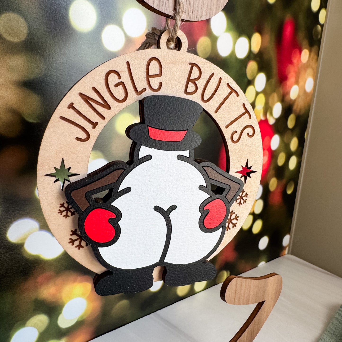 Jingle Butts Christmas Ornaments