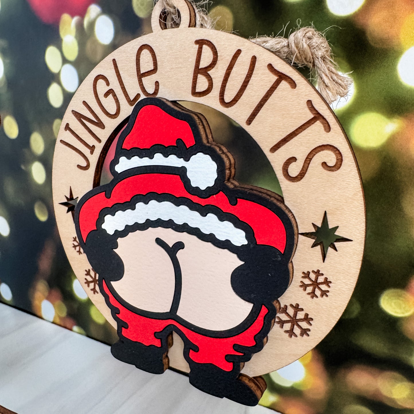 Jingle Butts Christmas Ornaments