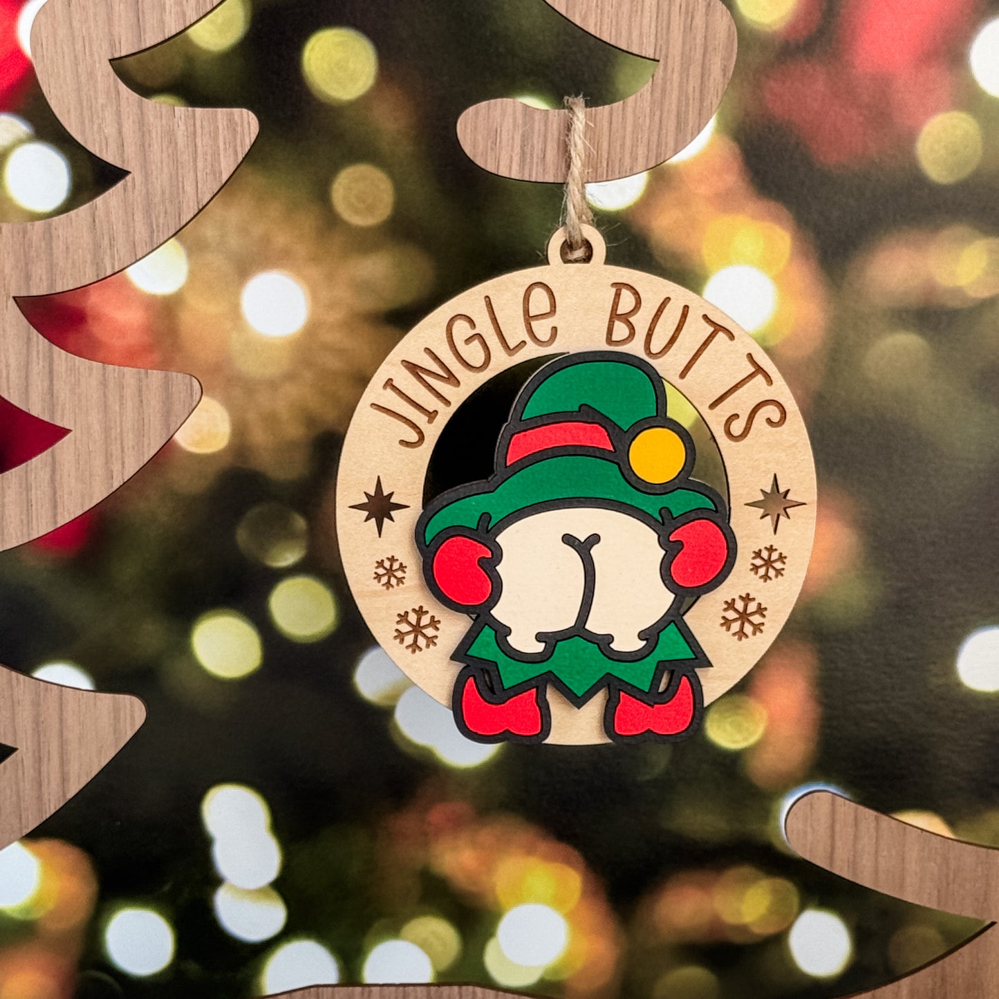 Jingle Butts Christmas Ornaments