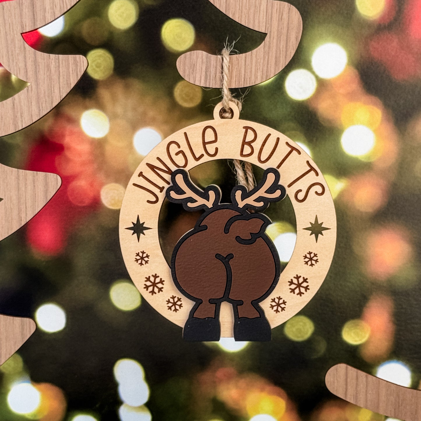 Jingle Butts Christmas Ornaments