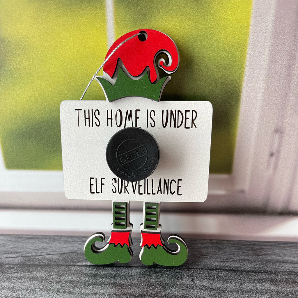 Elf Surveillance Ornament