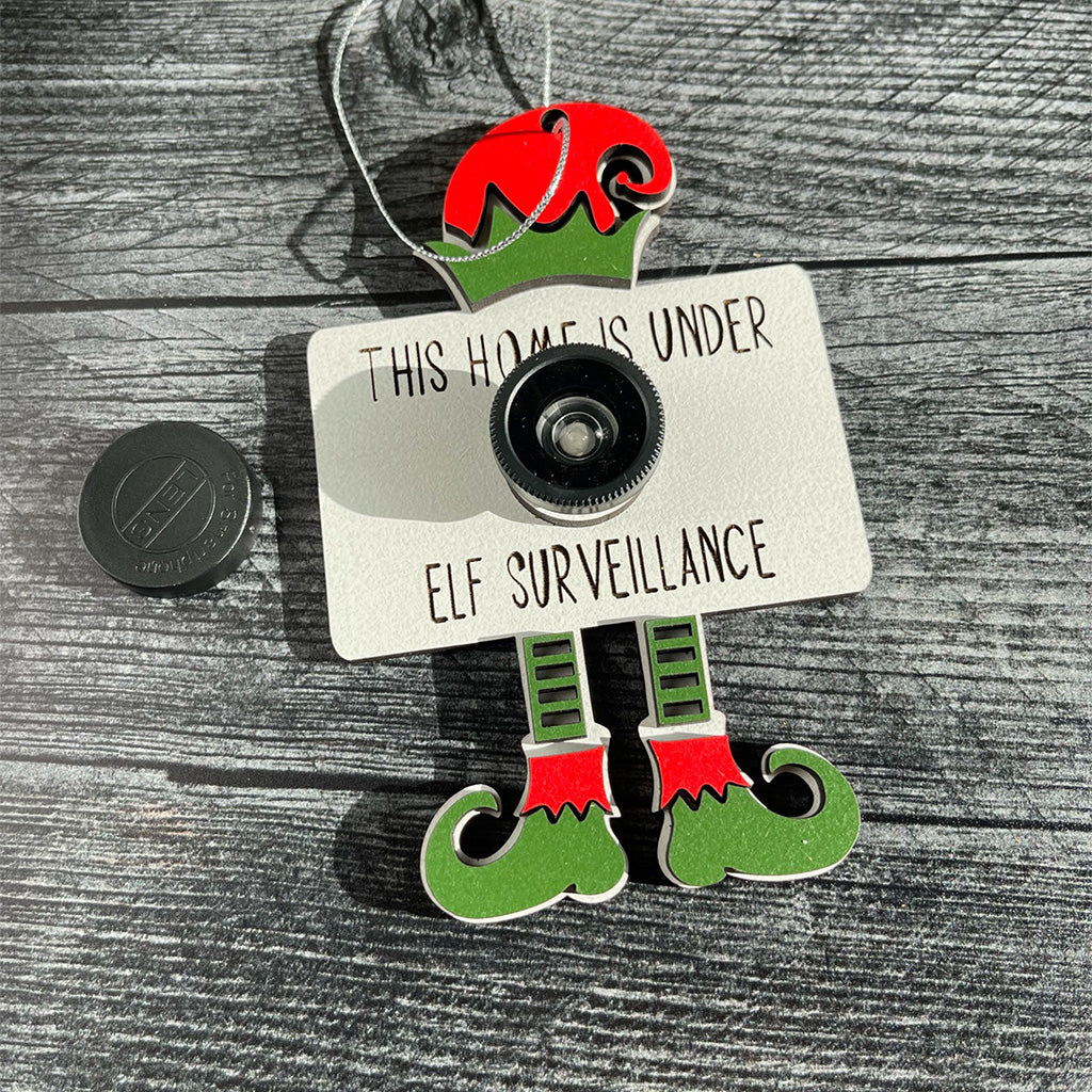 Elf Surveillance Ornament